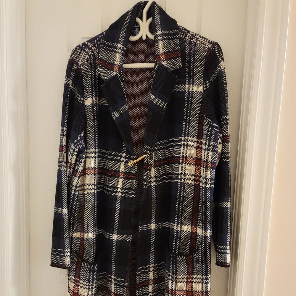 Ladies Cotton-Blend Cardigan